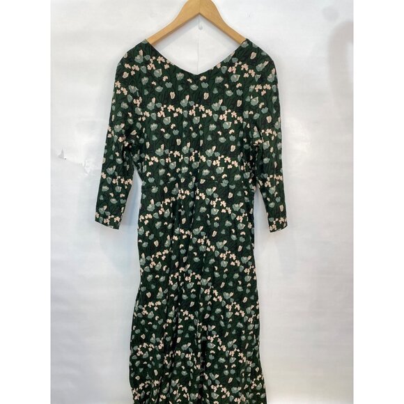 Pact Green Floral Dress - Picture 4 of 8